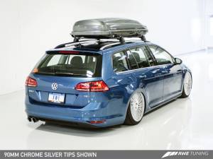 AWE Tuning - AWE Tuning VW MK7 Golf SportWagen Touring Edition Exhaust w/Chrome Silver Tips (90mm) - Image 9