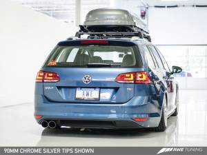 AWE Tuning - AWE Tuning VW MK7 Golf SportWagen Touring Edition Exhaust w/Chrome Silver Tips (90mm) - Image 10