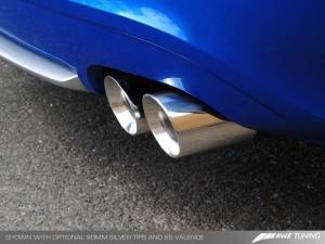 AWE Tuning - AWE Tuning Audi B8 A5 3.2L Touring Edition Exhaust System - Quad 90mm Slash Silver Tips - Image 4