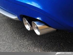 AWE Tuning - AWE Tuning Audi B8 S5 4.2L Touring Edition Exhaust System - Polished Silver Tips - Image 4