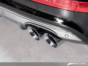 AWE Tuning - AWE Tuning Audi 8R SQ5 Touring Edition Exhaust - Quad Outlet Chrome Silver Tips - Image 6