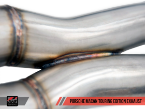 AWE Tuning - AWE Tuning Porsche Macan Touring Edition Exhaust System - Chrome Silver 102mm Tips - Image 6