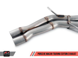 AWE Tuning - AWE Tuning Porsche Macan Touring Edition Exhaust System - Chrome Silver 102mm Tips - Image 8