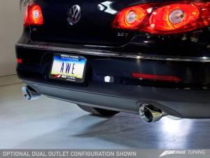 AWE Tuning - AWE Tuning VW CC Touring Edition Exhaust Dual Outlet - Chrome Silver Tips - Image 7