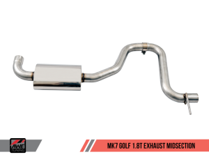 AWE Tuning - AWE Tuning VW MK7 Golf 1.8T Touring Edition Exhaust w/Chrome Silver Tips (90mm) - Image 9