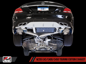 AWE Tuning - AWE Tuning Mercedes-Benz W205 C450 AMG / C400 Touring Edition Exhaust - Image 9