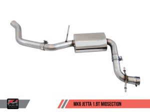 AWE Tuning - AWE Tuning Mk6 GLI 2.0T - Mk6 Jetta 1.8T Touring Edition Exhaust - Polished Silver Tips - Image 10