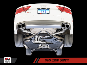 AWE Tuning - AWE Tuning Audi C7 / C7.5 S7 4.0T Track Edition Exhaust - Chrome Silver Tips - Image 2