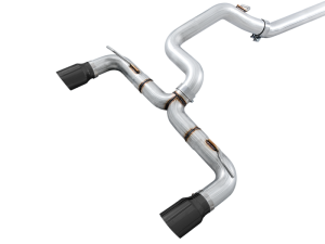 AWE Tuning - AWE Tuning Ford Focus RS Track Edition Cat-back Exhaust - Diamond Black Tips - Image 3