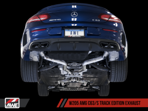 AWE Tuning - AWE Tuning Mercedes-Benz W205 AMG C63/S Coupe Track Edition Exhaust System (no tips) - Image 2