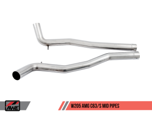 AWE Tuning - AWE Tuning Mercedes-Benz W205 AMG C63/S Sedan Track Edition Exhaust System (no tips) - Image 10