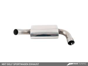 AWE Tuning - AWE Tuning VW MK7 Golf SportWagen Track Edition Exhaust w/Chrome Silver Tips (90mm) - Image 6