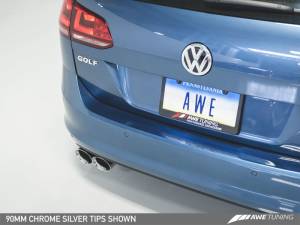AWE Tuning - AWE Tuning VW MK7 Golf SportWagen Track Edition Exhaust w/Chrome Silver Tips (90mm) - Image 13