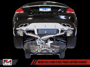 AWE Tuning - AWE Tuning Mercedes-Benz W205 C450 AMG / C400 Track Edition Exhaust - Image 4