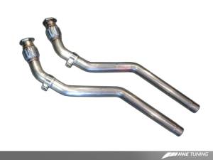 AWE Tuning - AWE Tuning Audi B8 4.2L Non-Resonated Downpipes for RS5 - Image 1
