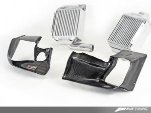 AWE Tuning - AWE Tuning Audi 2.7T Performance Intercooler Kit - w/Carbon Fiber Shrouds - Image 1