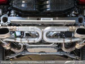 AWE Tuning - AWE Tuning 991 Carrera Performance Exhaust - Chrome Silver Tips - Image 2