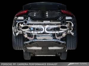AWE Tuning - AWE Tuning 991 Carrera Performance Exhaust - Use Stock Tips - Image 3