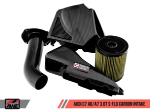 AWE Tuning - AWE Tuning Audi C7 A6 / A7 3.0T S-FLO Carbon Intake V2 - Image 2