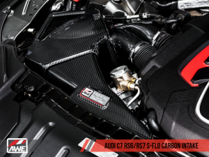 AWE Tuning - AWE Tuning Audi C7 RS6 / RS7 4.0T S-FLO Carbon Intake V2 - Image 13