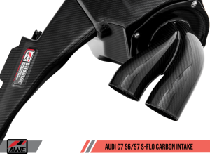 AWE Tuning - AWE Tuning Audi C7 S6 / S7 4.0T S-FLO Carbon Intake V2 - Image 7