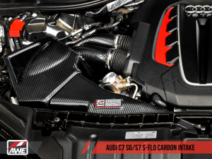 AWE Tuning - AWE Tuning Audi C7 S6 / S7 4.0T S-FLO Carbon Intake V2 - Image 11