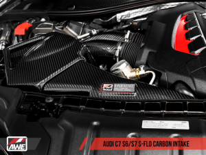 AWE Tuning - AWE Tuning Audi C7 S6 / S7 4.0T S-FLO Carbon Intake V2 - Image 12