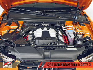 AWE Tuning - AWE Tuning Audi S-FLO Carbon Intake for B8 3.0T / 3.2L - Image 6