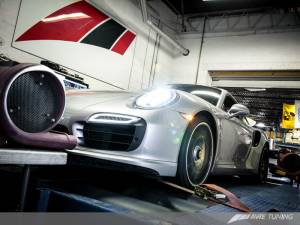 AWE Tuning - AWE Tuning Porsche 991.1 Turbo Performance Exhaust and High-Flow Cats - For OE Tips - Image 4