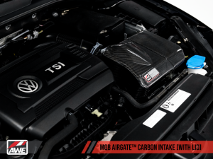 AWE Tuning - AWE Tuning Audi / Volkswagen MQB 1.8T/2.0T/Golf R Carbon Fiber AirGate Intake w/ Lid - Image 9
