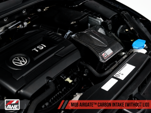 AWE Tuning - AWE Tuning Audi / Volkswagen MQB 1.8T/2.0T/Golf R Carbon Fiber AirGate Intake w/ Lid - Image 10