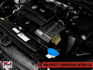 AWE Tuning - AWE Tuning Audi / Volkswagen MQB 1.8T/2.0T/Golf R Carbon Fiber AirGate Intake w/ Lid - Image 18