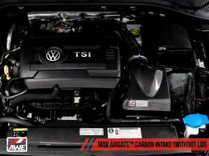 AWE Tuning - AWE Tuning Audi / Volkswagen MQB 1.8T/2.0T/Golf R Carbon Fiber AirGate Intake w/ Lid - Image 19