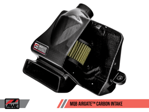 AWE Tuning - AWE Tuning Audi / Volkswagen MQB 1.8T/2.0T/Golf R Carbon Fiber AirGate Intake w/o Lid - Image 1