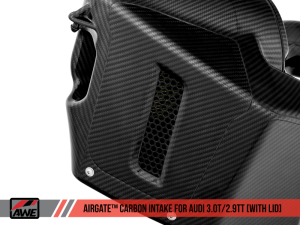 AWE Tuning - AWE Tuning Audi B9/B9.5 S4/S5/RS5 3.0T Carbon Fiber AirGate Intake w/ Lid - Image 5