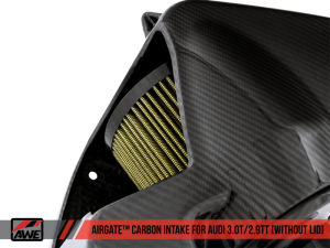 AWE Tuning - AWE Tuning Audi B9/B9.5 S4/S5/RS5 3.0T Carbon Fiber AirGate Intake w/ Lid - Image 12