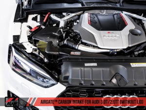 AWE Tuning - AWE Tuning Audi B9/B9.5 S4/S5/RS5 3.0T Carbon Fiber AirGate Intake w/ Lid - Image 14