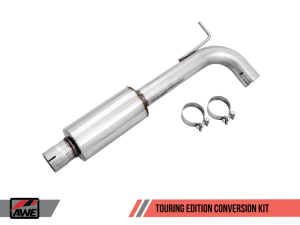 AWE Tuning - AWE Tuning Volkswagen GTI MK7.5 2.0T Touring Edition Exhaust w/Chrome Silver Tips 102mm - Image 7