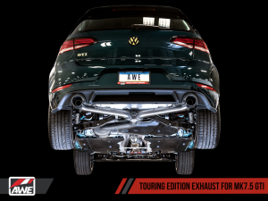 AWE Tuning - AWE Tuning Volkswagen GTI MK7.5 2.0T Touring Edition Exhaust w/Chrome Silver Tips 102mm - Image 8
