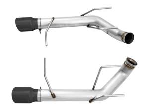 AWE Tuning - AWE Tuning S197 Mustang GT Axle-back Exhaust - Track Edition (Diamond Black Tips) - Image 5
