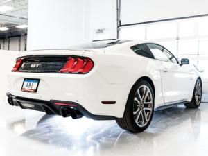 AWE Tuning - AWE Tuning 2018+ Ford Mustang GT (S550) Cat-back Exhaust - Touring Edition (Quad Diamond Black Tips) - Image 7