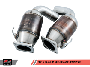 AWE Tuning - AWE Tuning Porsche 991.2 3.0L Performance Catalysts (Non PSE Only) - Image 1