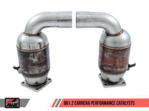 AWE Tuning - AWE Tuning Porsche 991.2 3.0L Performance Catalysts (Non PSE Only) - Image 3
