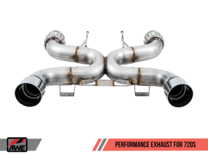 AWE Tuning - AWE Tuning McLaren 720S Performance Exhaust - Chrome Silver Tips - Image 3