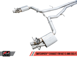 AWE Tuning - AWE Tuning Mercedes-Benz W213 AMG E63/S Sedan/Wagon SwitchPath Exhaust System - for DPE Cars - Image 3