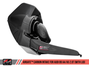 AWE Tuning - AWE Tuning Audi B9 A4/A5 2.0T Quattro Carbon Fiber AirGate Intake w/ Lid - Image 3
