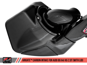 AWE Tuning - AWE Tuning Audi B9 A4/A5 2.0T Quattro Carbon Fiber AirGate Intake w/ Lid - Image 4