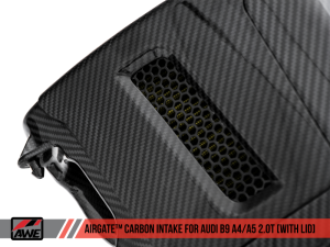 AWE Tuning - AWE Tuning Audi B9 A4/A5 2.0T Quattro Carbon Fiber AirGate Intake w/ Lid - Image 5