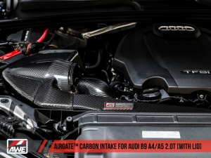AWE Tuning - AWE Tuning Audi B9 A4/A5 2.0T Quattro Carbon Fiber AirGate Intake w/ Lid - Image 8