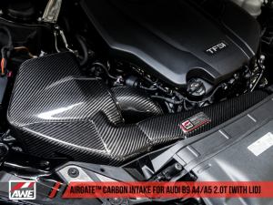 AWE Tuning - AWE Tuning Audi B9 A4/A5 2.0T Quattro Carbon Fiber AirGate Intake w/ Lid - Image 9